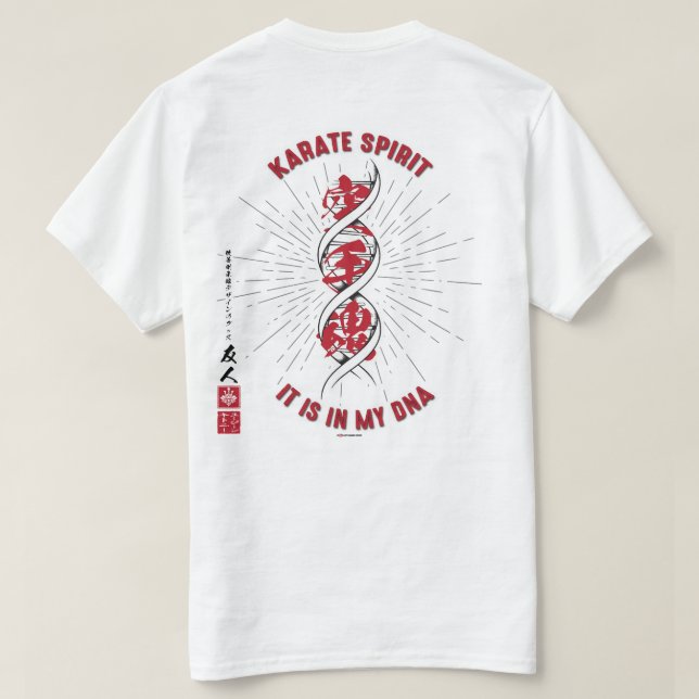 Karate Spirit in my DNA T-Shirt (Design Back)
