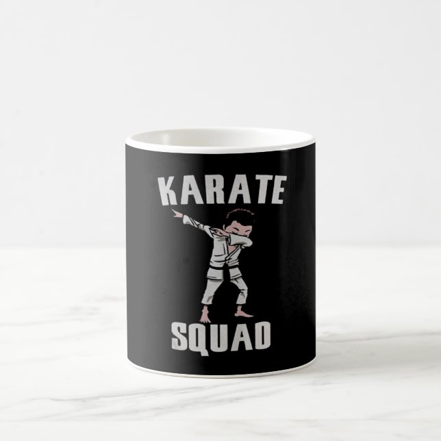 Karate Squad Dabbing Boy Funny Dab Gift Coffee Mug (Center)