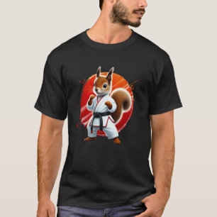 Karate Squirrel Martial Arts Fighter Judo Taekwond T-Shirt