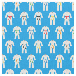 Karate Suits Martial Arts Pattern Fabric
