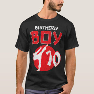 Karate Taekwondo 10 Years Old Birthday Martial Art T-Shirt