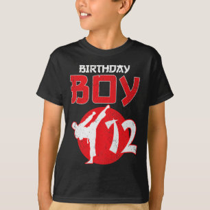 Karate Taekwondo 12 Years Old Birthday Martial Art T-Shirt