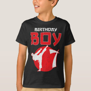 Karate Taekwondo 7 Years Old Birthday Martial Arts T-Shirt