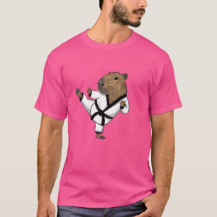 Karate Taekwondo Funny Capybara Jiu Jitsu Women Gi T-Shirt