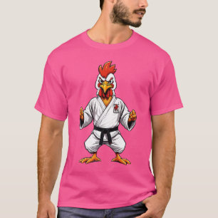 Karate Taekwondo Judo Kung Fu Chicken Rooster Gift T-Shirt