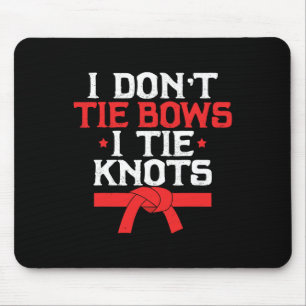 Karate Teacher Karateka Student Martial Arts Belt Mouse Pad