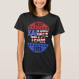 Karate Team Independence Day Patriotic Karateka US T-Shirt