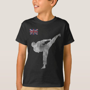 Karate Team Martial Arts Mma Kick England English T-Shirt