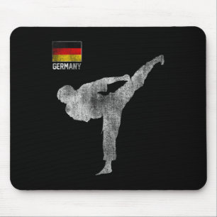 Karate Team Martial Arts Mma Kick Germany German V Mouse Pad