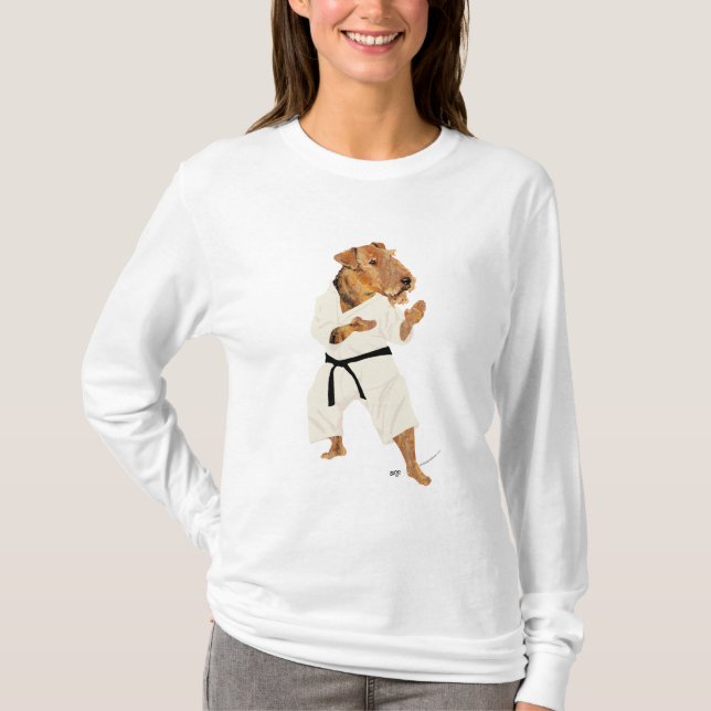 Karate Terrier T-Shirt (Front)