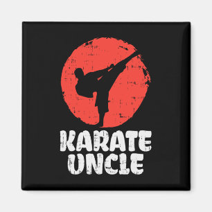 Karate Uncle Fighter Japanese Martial Arts Men Bir Magnet