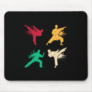 Karate Vintage Martial Arts Kids Costume Adult Mouse Pad