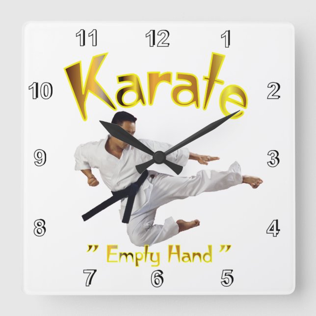 Karate Wall clock (Front)