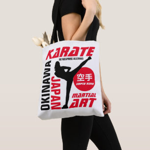 Karate Woman Tote Bag