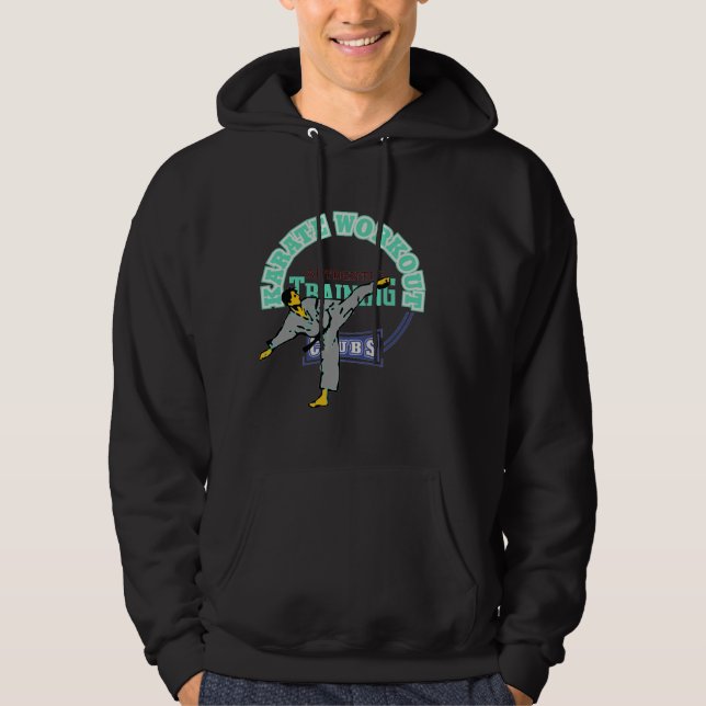 KARATE WORKOUT HOODIE (Front)