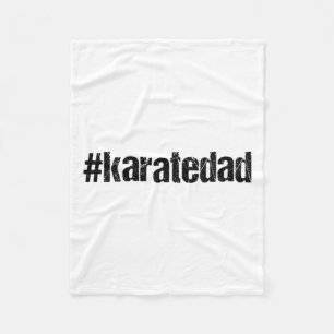 Karatedad Funny Karate Dad T Shirt Fleece Blanket