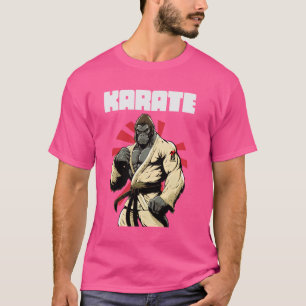 Karateka and Karate Gorilla T-Shirt