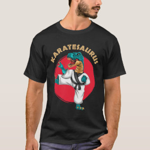 Karatesaurus Funny Karate Dinosaur  T-Shirt