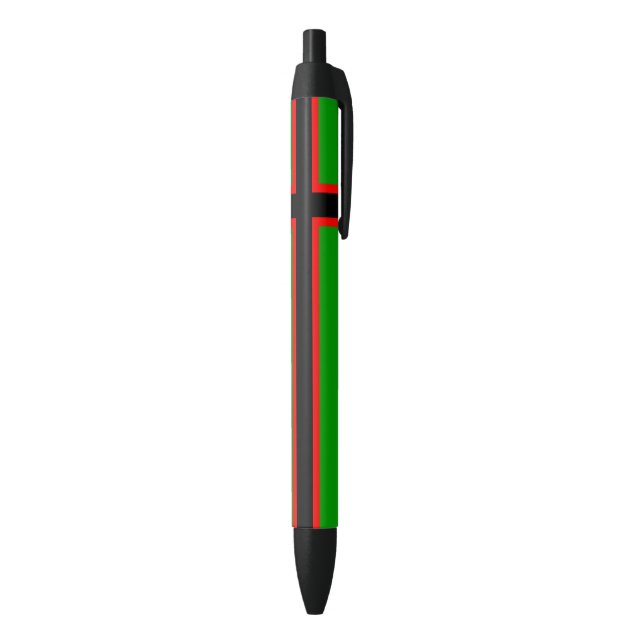 Karelia National Flag Black Ink Pen (Bottom (Vertical))