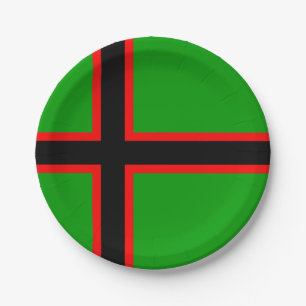 Karelia National Flag Paper Plate
