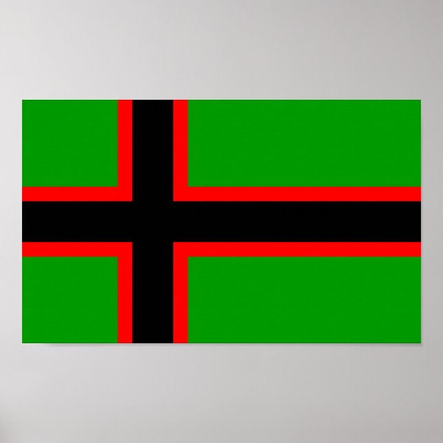 Karelia National Flag Poster (Front)