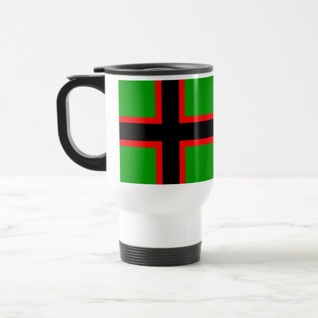 Karelia National Flag Travel Mug (Left)