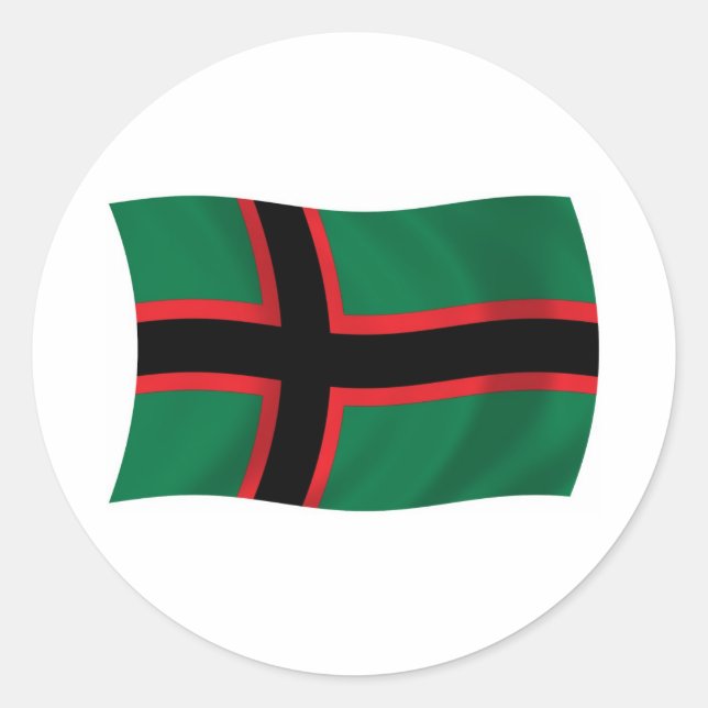 Karelians Flag Sticker (Front)