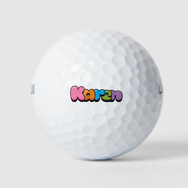 Karen Golf Balls (Front)