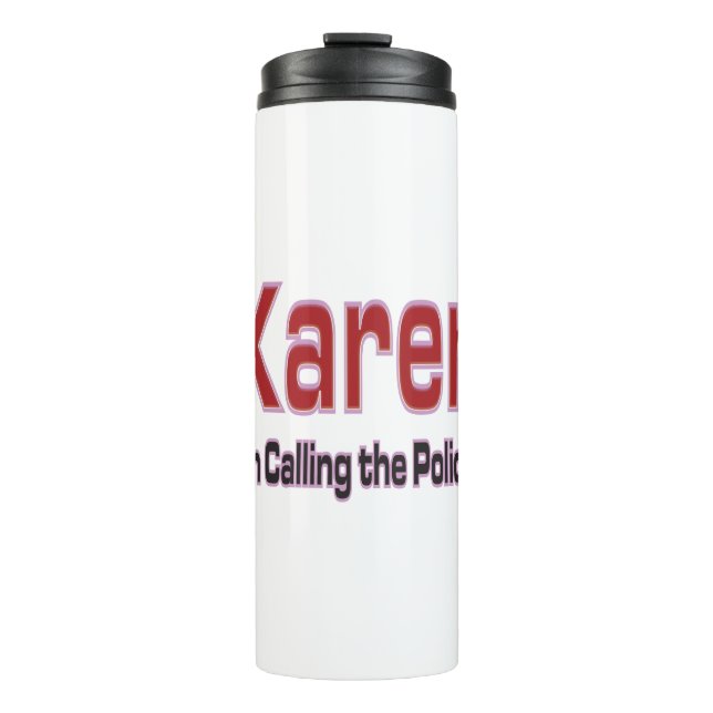 karen thermal tumbler (Front)