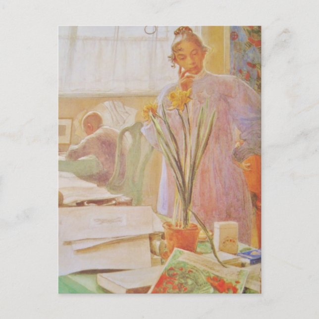 Karin in the Studio Postcard (Front)