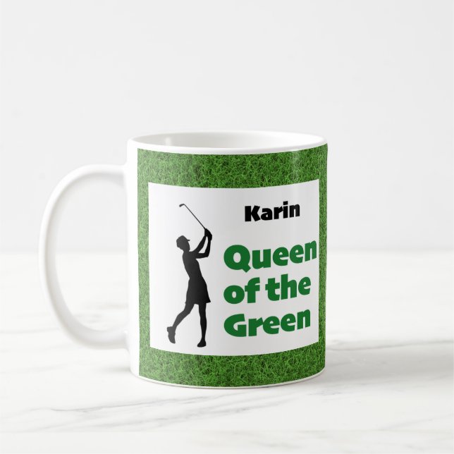 Karin Queen of the Green Coffee Mug (Left)
