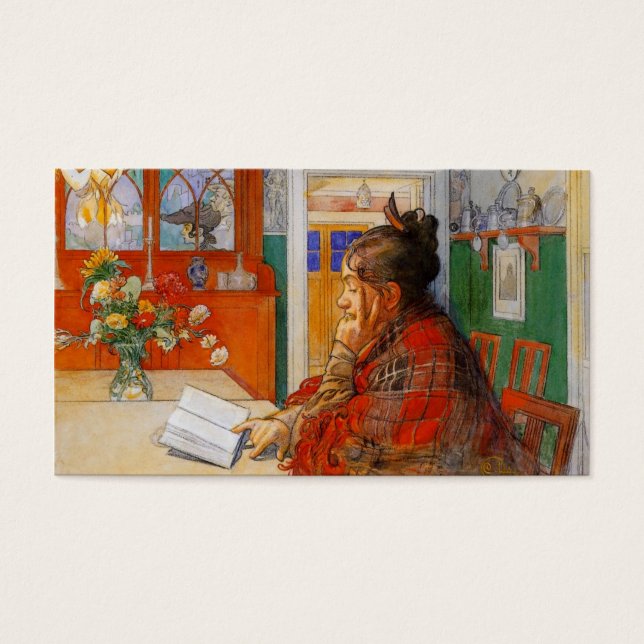 Karin Reading in the Evening (Front)