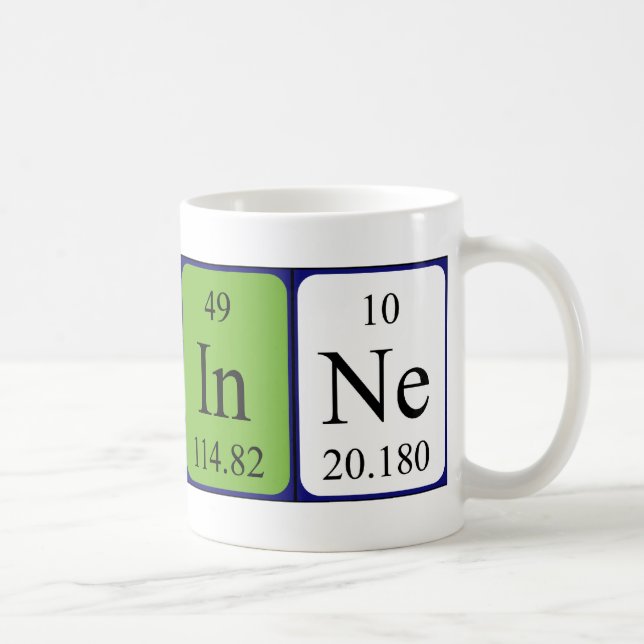 Karinne periodic table name mug (Right)