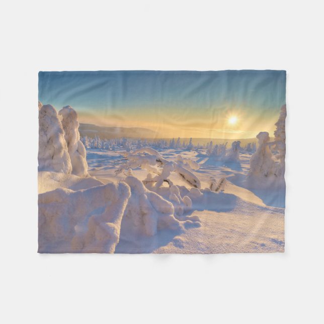 Karkonosze Mountains, National Park Fleece Blanket (Front (Horizontal))