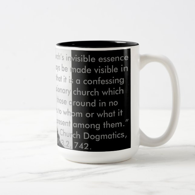 Karl Barth ecclesiology mug (Right)