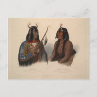 Karl Bodmer-Noapeh,Assiniboin Indian,Psihdja-Sahpa