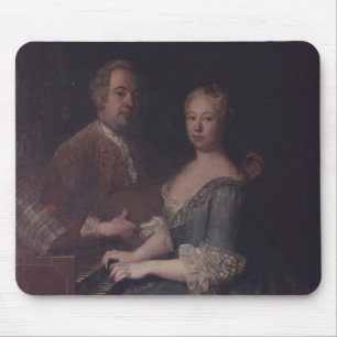 Karl-Heinrich Graun and his wife Anna-Louise Mouse Pad
