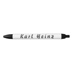 Karl Heinz Kugelschreiber Black Ink Pen