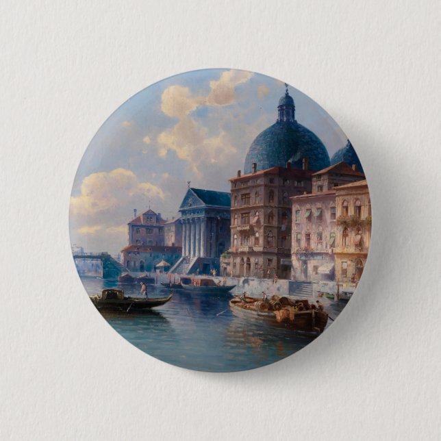 Karl Kaufmann venice 6 Cm Round Badge (Front)