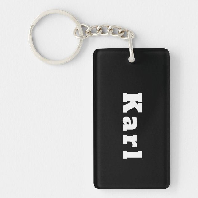 Karl Key Ring (Front)