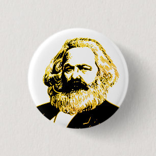 Karl Marx 3 Cm Round Badge