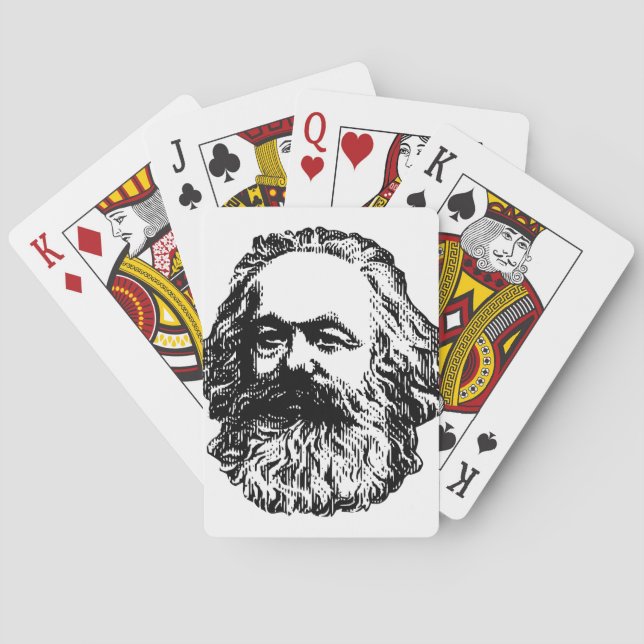 Karl Marx -4jtd4 Playing Cards (Back)