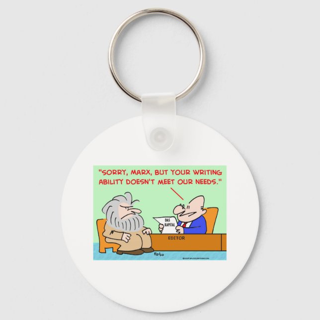 karl marx ability needs key ring (Front)