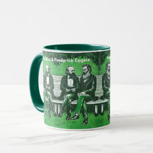 Karl Marx and Fredrich Engels the manifesto Mug