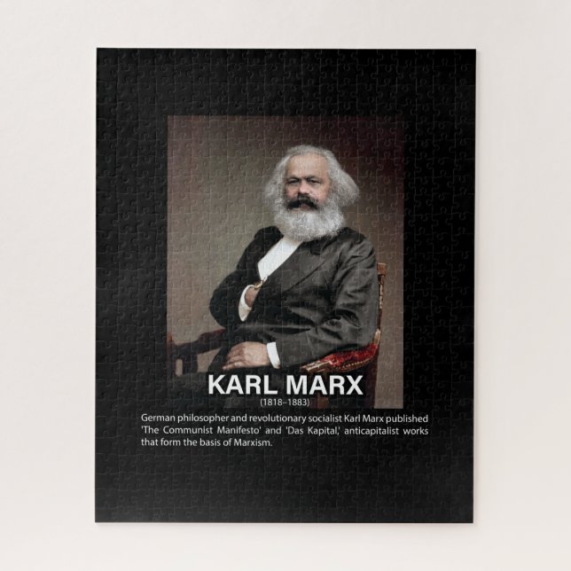 Karl Marx biography Jigsaw Puzzle (Vertical)