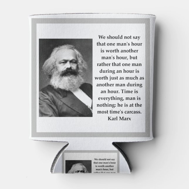 Karl Marx Can Cooler (Front)