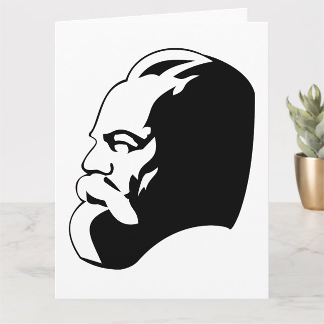 Karl Marx, Communism, Socialism, Soviet Union Card (Small Plant)