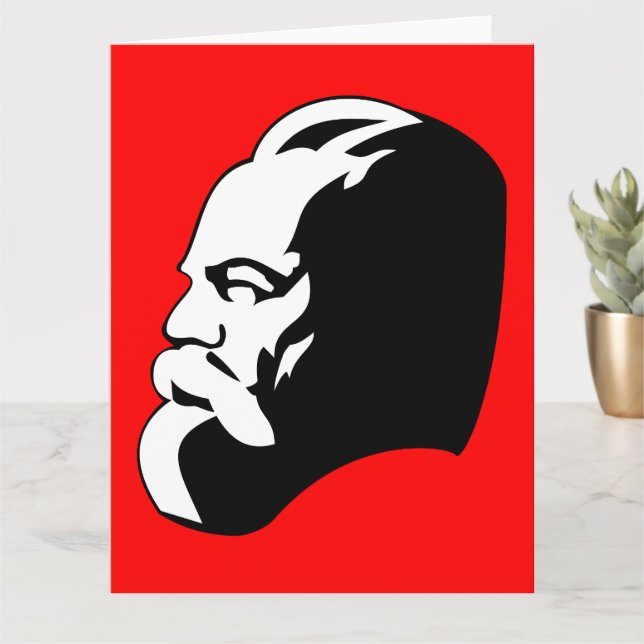 Karl Marx, Communism, Socialism, Soviet Union Card (Small Plant)