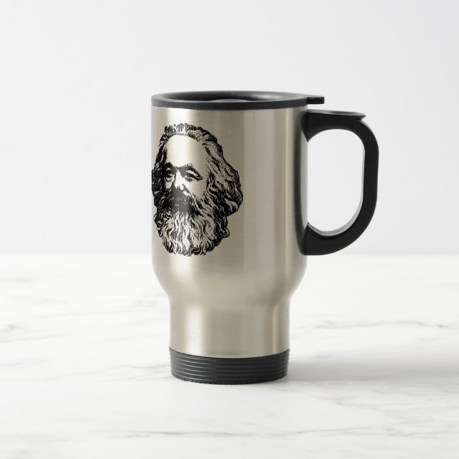 Karl Marx - Communism Travel Mug (Right)