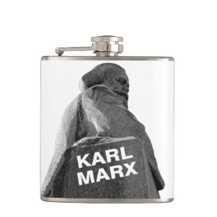 Karl Marx Hip Flask